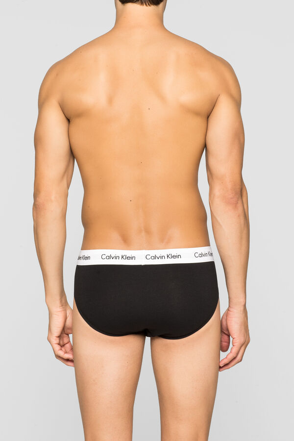 Womensecret Calvin Klein cotton briefs with waistband Crna
