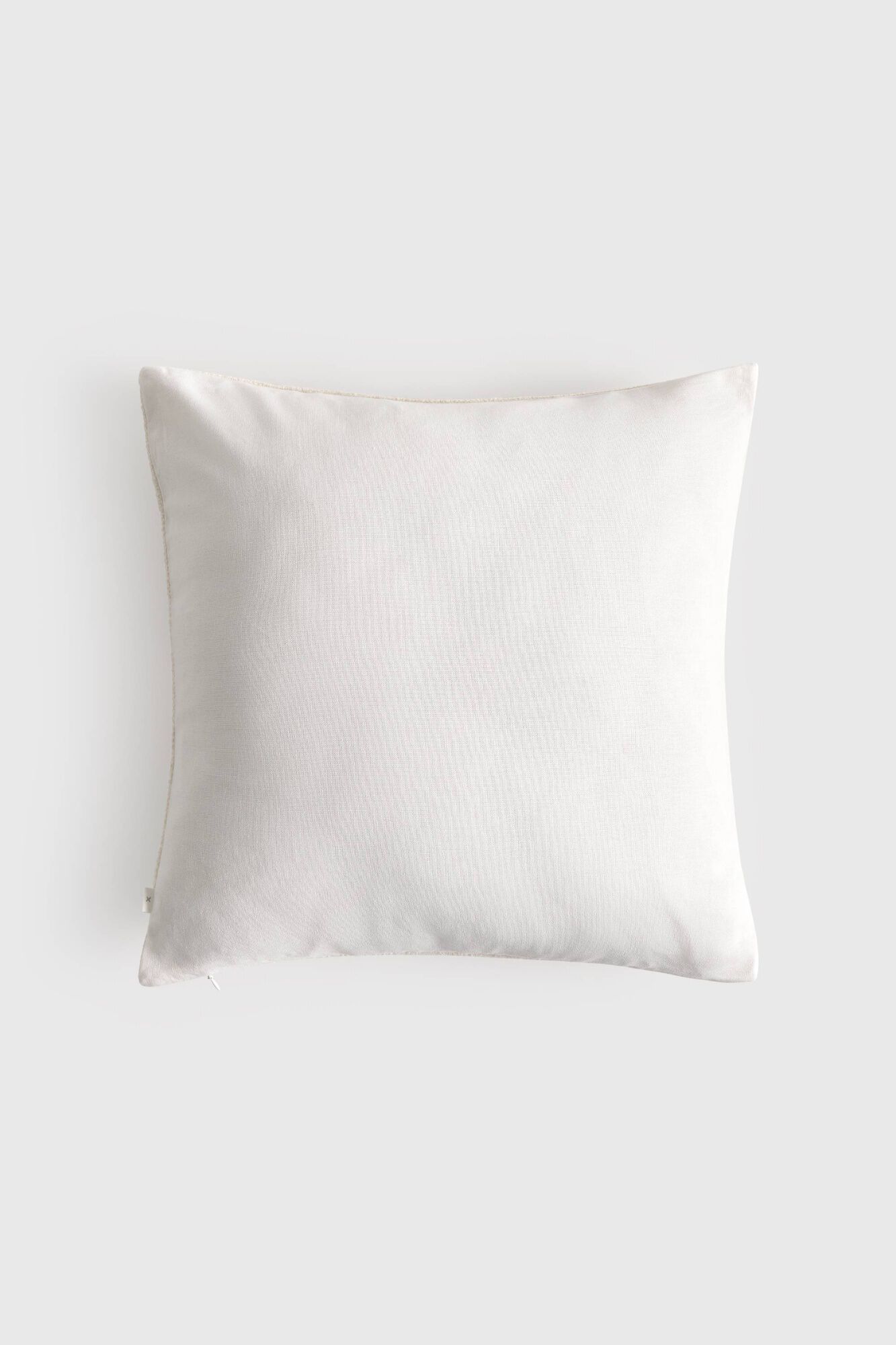 Textura Capa de almofada em algod&atilde;o com moldura floral