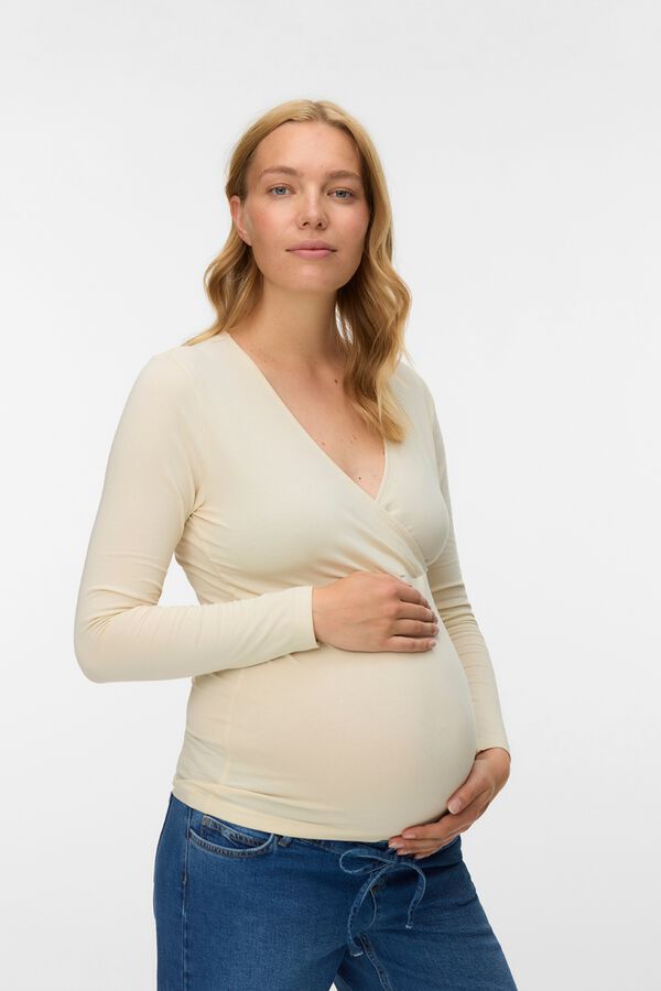 Mamalicious 2-pack breastfeeding T-shirts brown