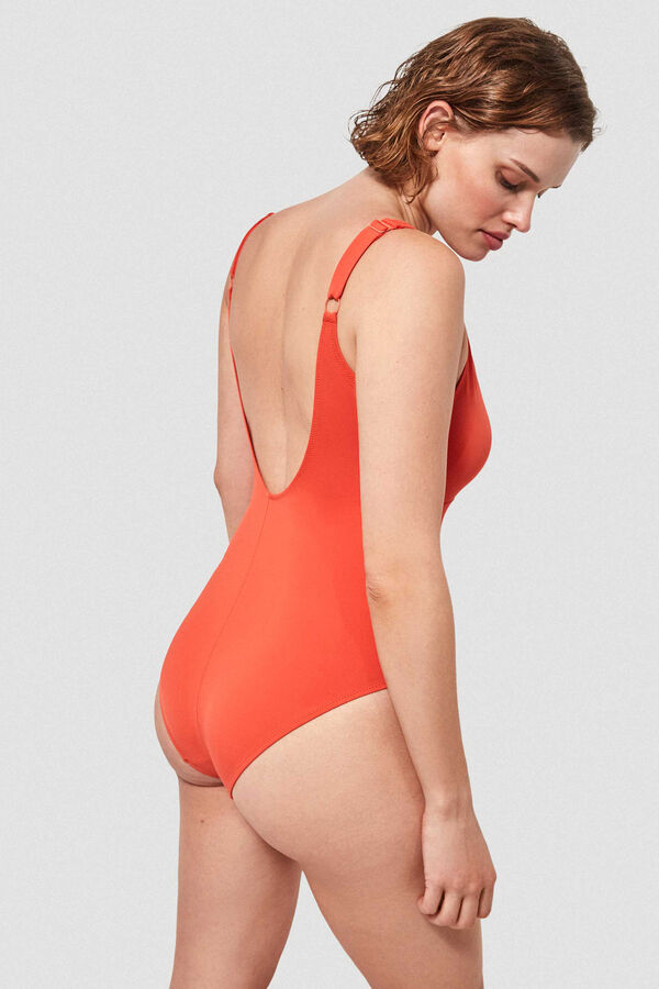 Womensecret Non-wired control swimsuit rouge