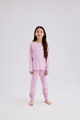 Name it Conjunto pijama corazones ni&ntilde;a morado/lila