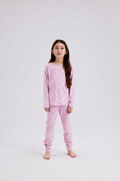 Womensecret Herz Pyjama Set für Mädchen Rosa
