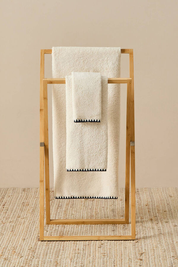 Womensecret Embroidered bath towel barna