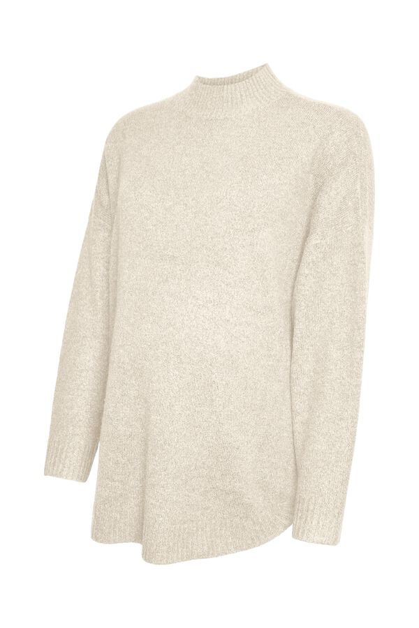 Mamalicious Long maternity jumper brown