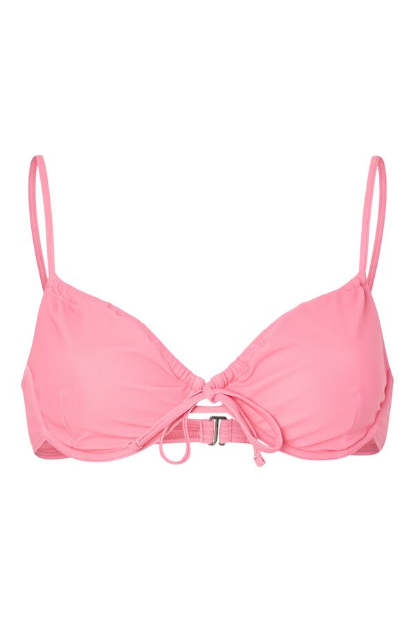 Pieces Top de biqu&iacute;ni rosa