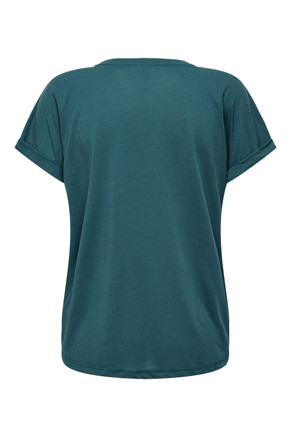 Womensecret Kurzarm-T-Shirt  Blau
