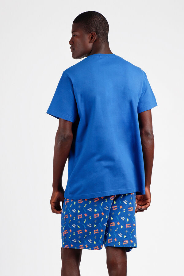 Womensecret DIVER Insert Coin short-sleeved pyjamas for men kék