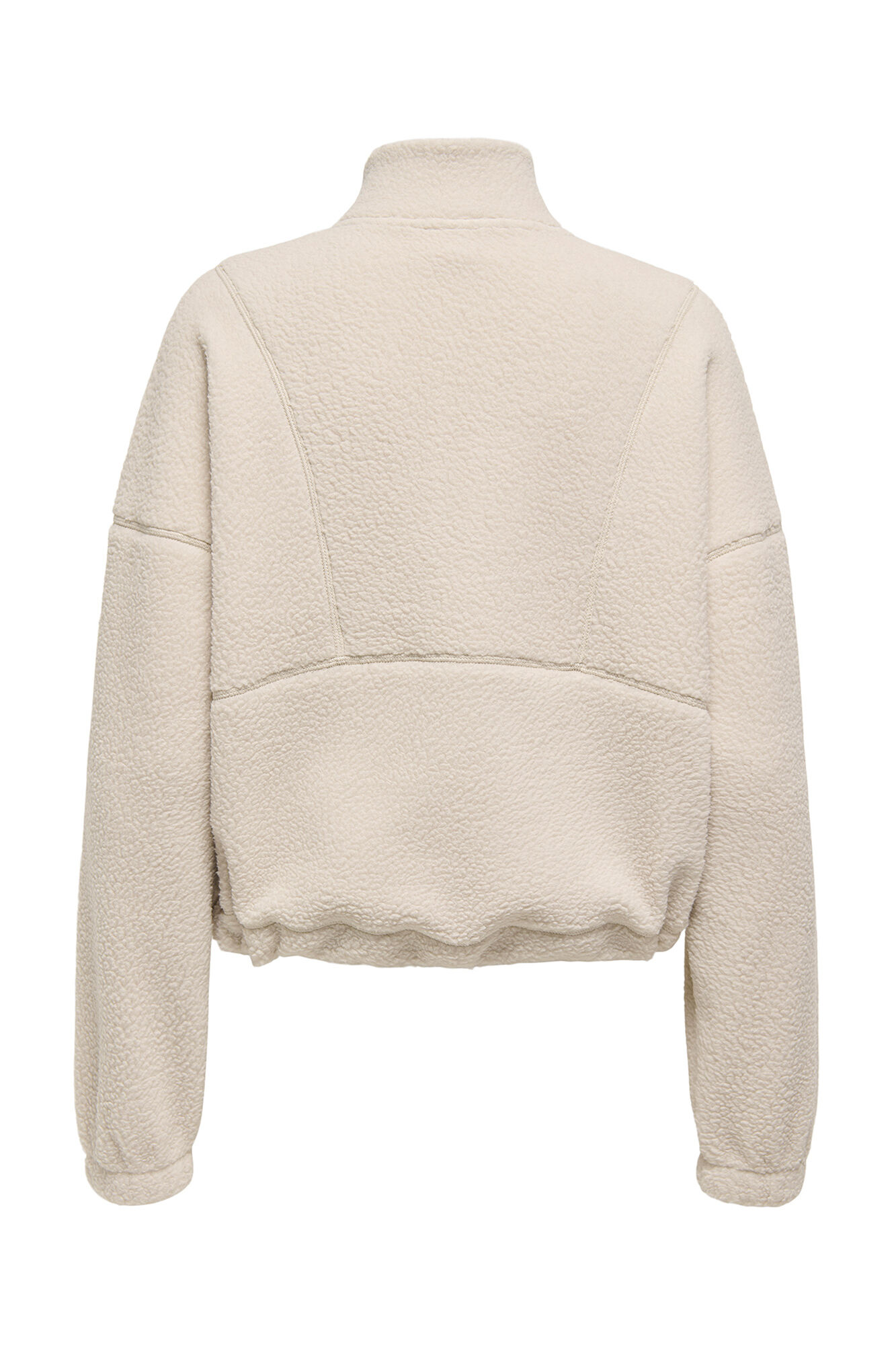 Only Play Sudadera Teddy cuello alto