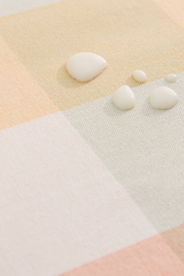 Textura Nappe anti-taches &agrave; carreaux imprim&eacute;