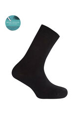 Punto Blanco Calcetines cortos lisos ancho especial negro