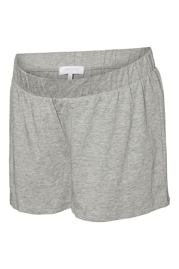 Mamalicious Pack of 2 maternity and breastfeeding vest tops grey