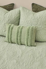 Textura Colcha microfibra kaki