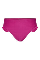 Womensecret Braguita de bikini alta con detalle de volante en los laterales morado/lila
