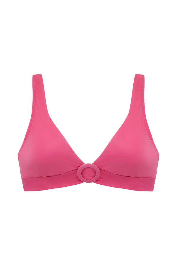 Womensecret Top de bikini halter maternidad rosa