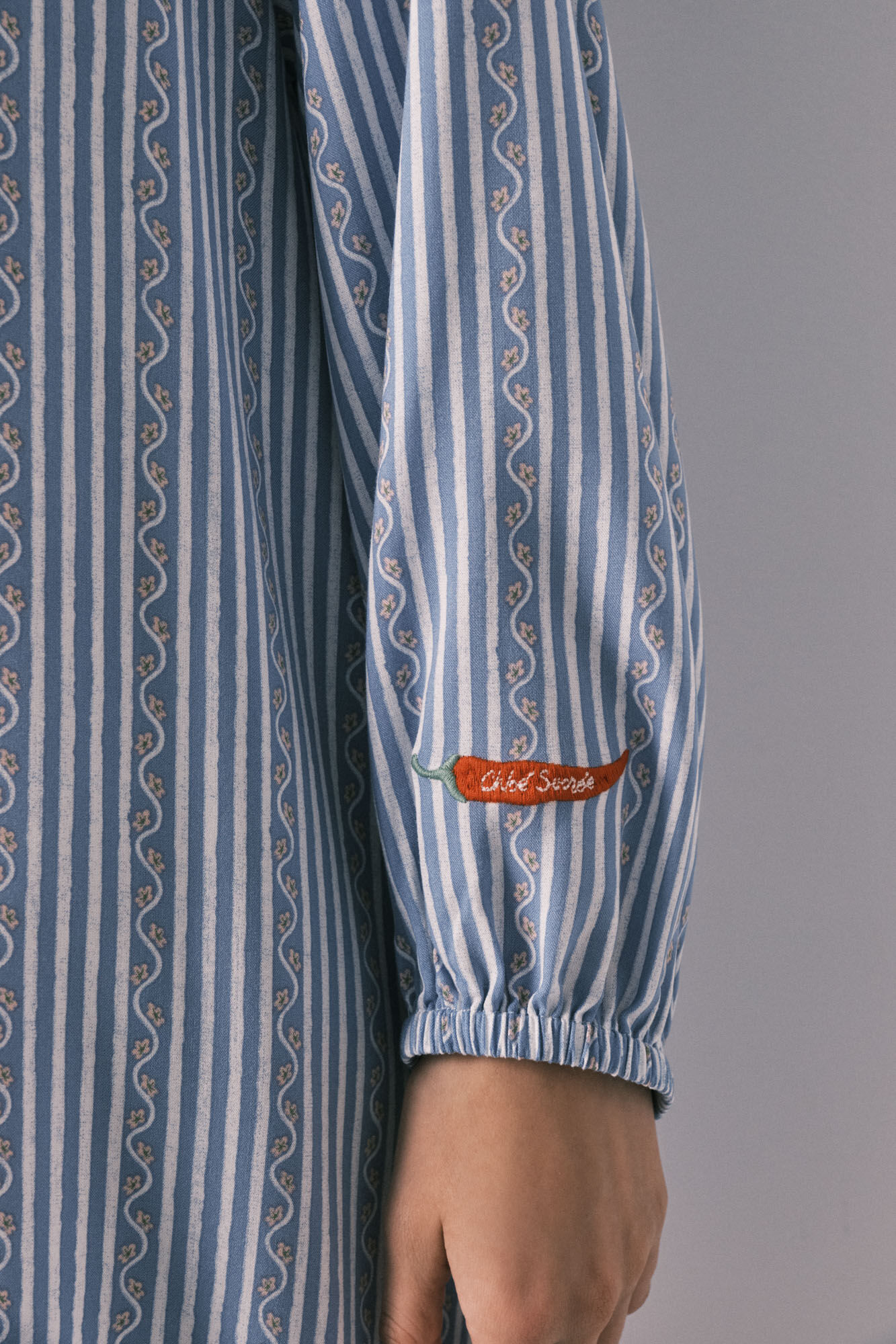 Women'secret Camisola corta viscosa estampado rayas azul