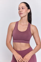 Only Play Sujetador deportivo intensidad media copas fucsia