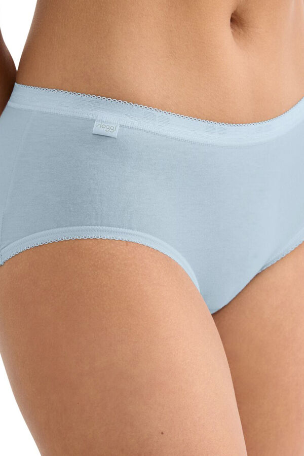 Sloggi Pack 3 bragas cl&aacute;sicas midi azul