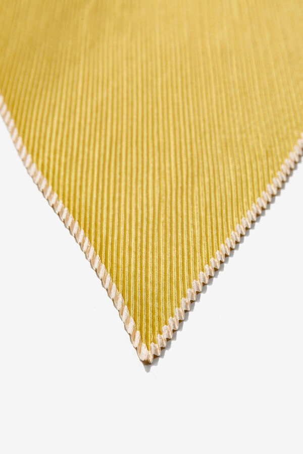 Vilanova Semi-transparent pleated bandana green