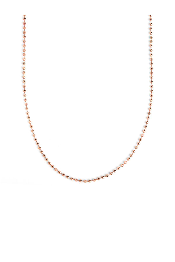 Womensecret Rose gold pebbles necklace Ružičasta