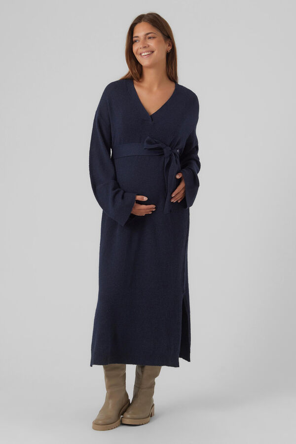 Womensecret Midi maternity dress bleu
