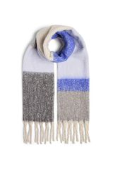 Pieces Degraded scarf grey