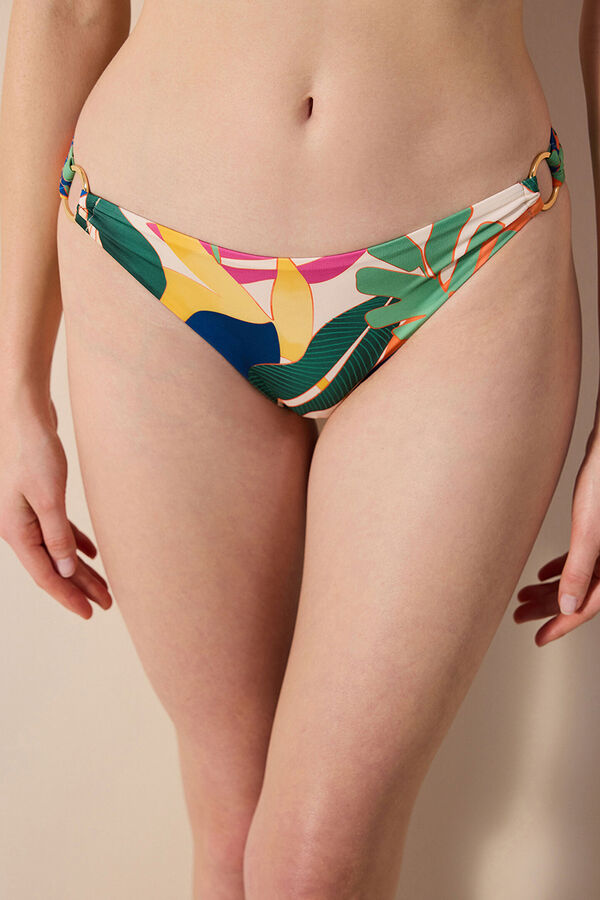 Womensecret Flower printed bikini bottom mit Print