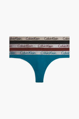 Calvin Klein Pack de 3 tangas Radiant Cotton printed