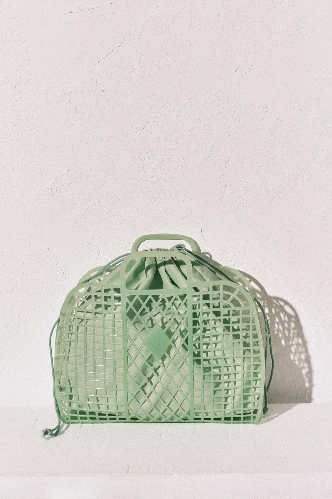 Women'secret Sac moyen effet filet jelly vert