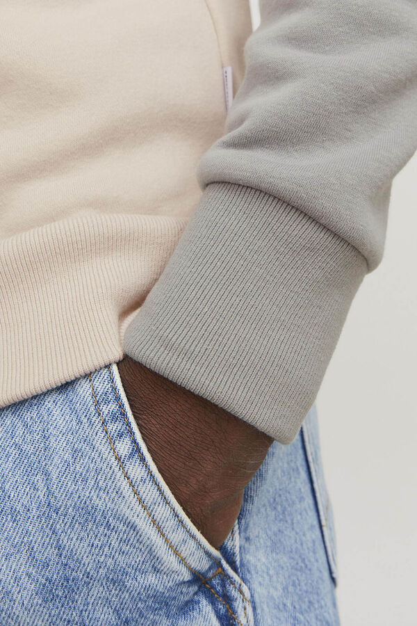 Womensecret Colour block sweatshirt gris