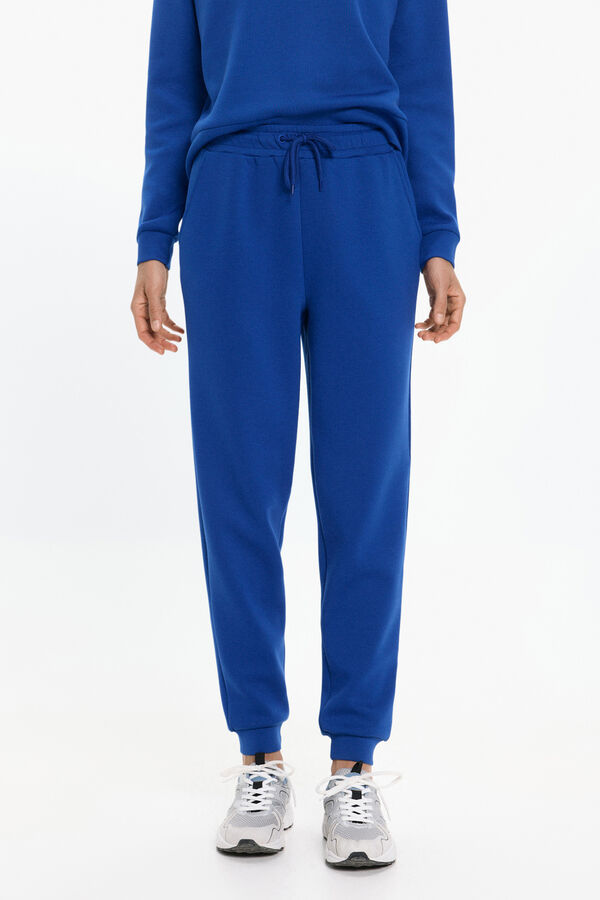 Only Play Pantal&oacute;n largo de chandal azul