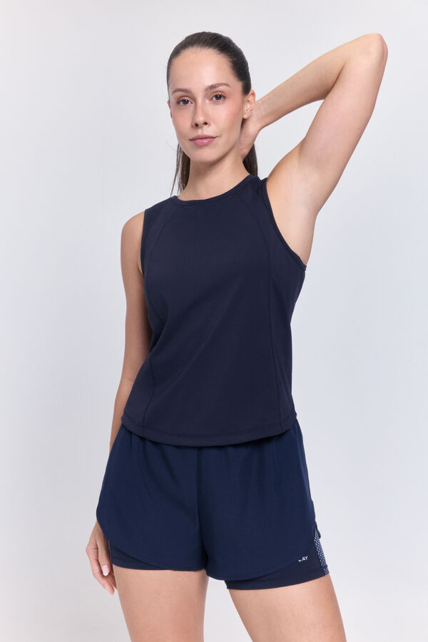 Only Play Sport-Tr&auml;gershirt Blau