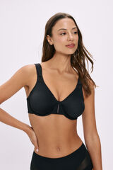 Selene Minimizing bra with underwired black