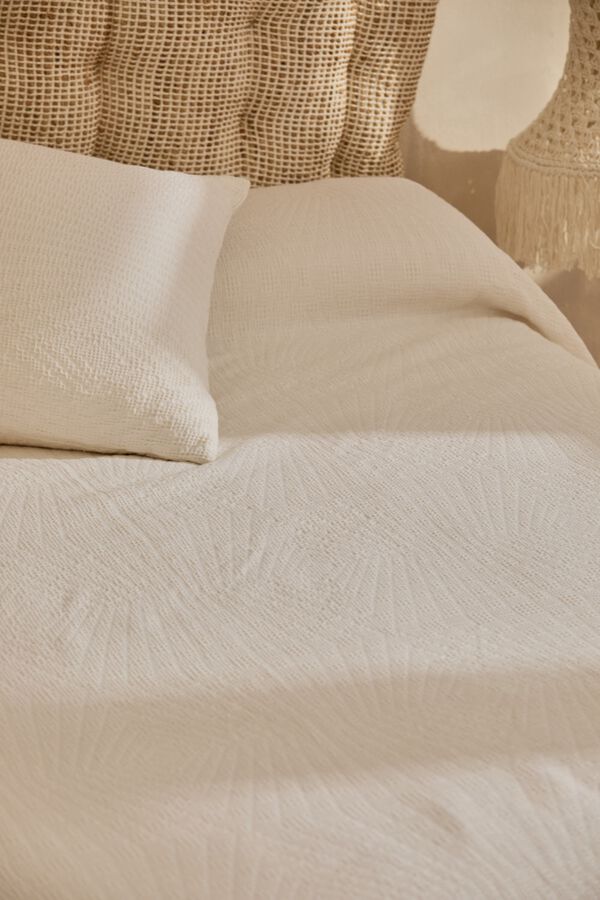 Calma House 240x260 cotton bedspread white