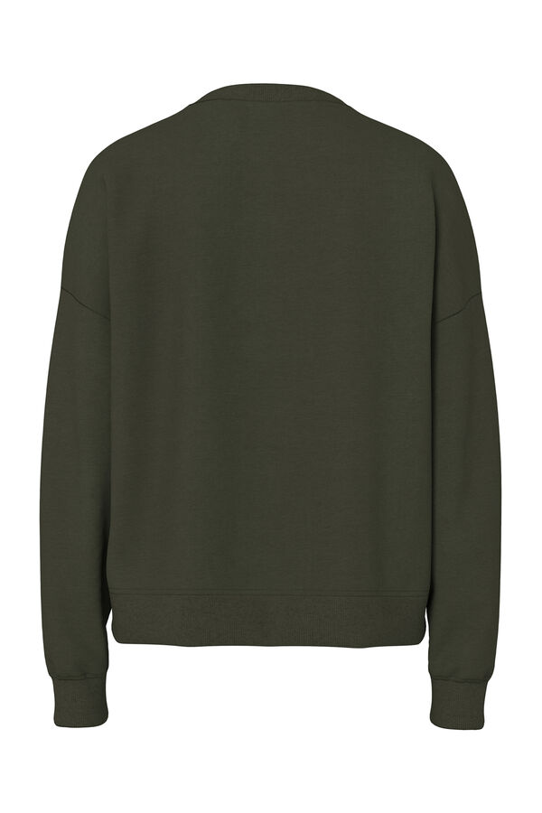 Pieces Lässiges grünes Midtown Sweatshirt Grün