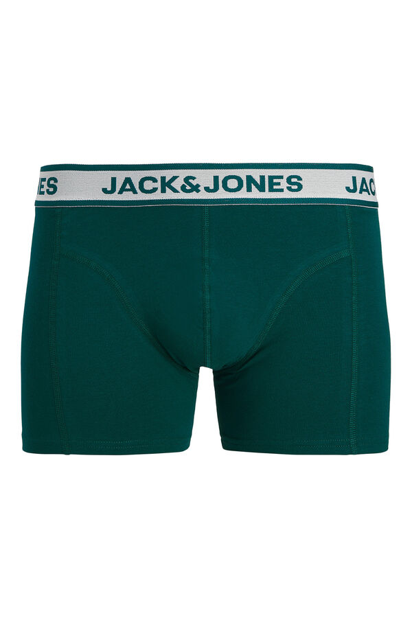 Jack & Jones Pack 3 B&oacute;xer combinado extampado negro