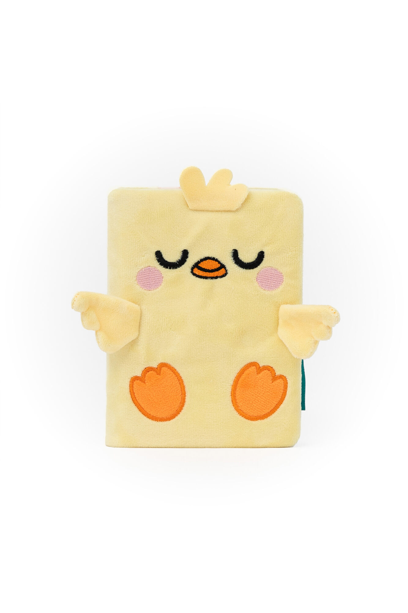 Mr. Wonderful Libreta A6 peluche - Lazy pollito