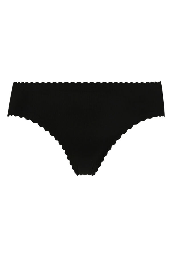 DIM microfibre seamless panty  Crna