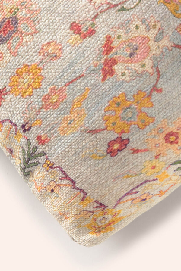 Calma House Capa de almofada estampada Rochelle azul