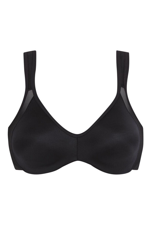 Womensecret Generous Minimizer minimising bra noir