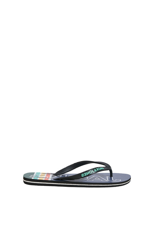 Jack & Jones Logo flip-flop style sandal blue