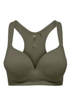 Womensecret Seamless underwired sports bra green