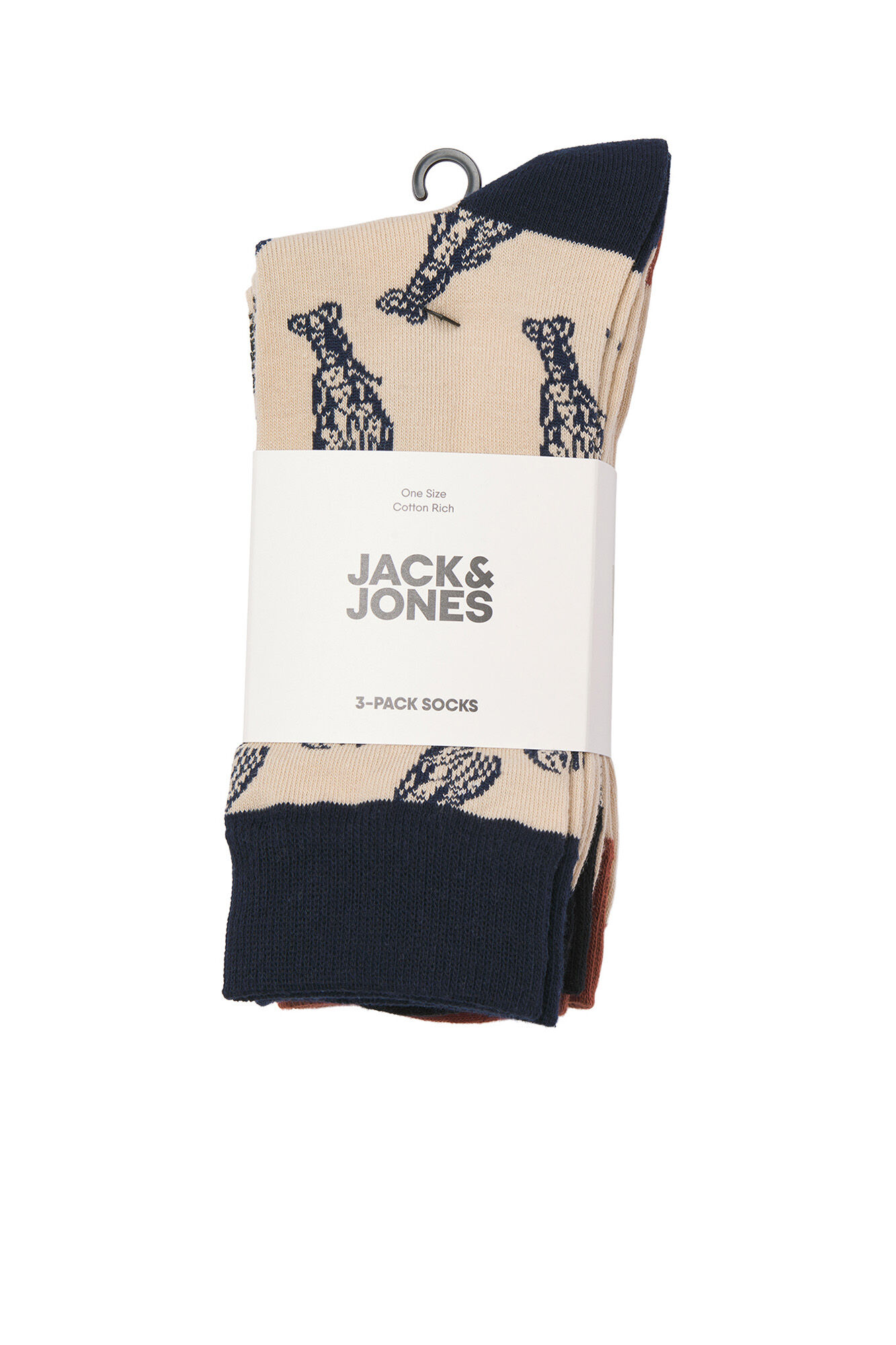 Jack & Jones Pack de 3 meias estampadas