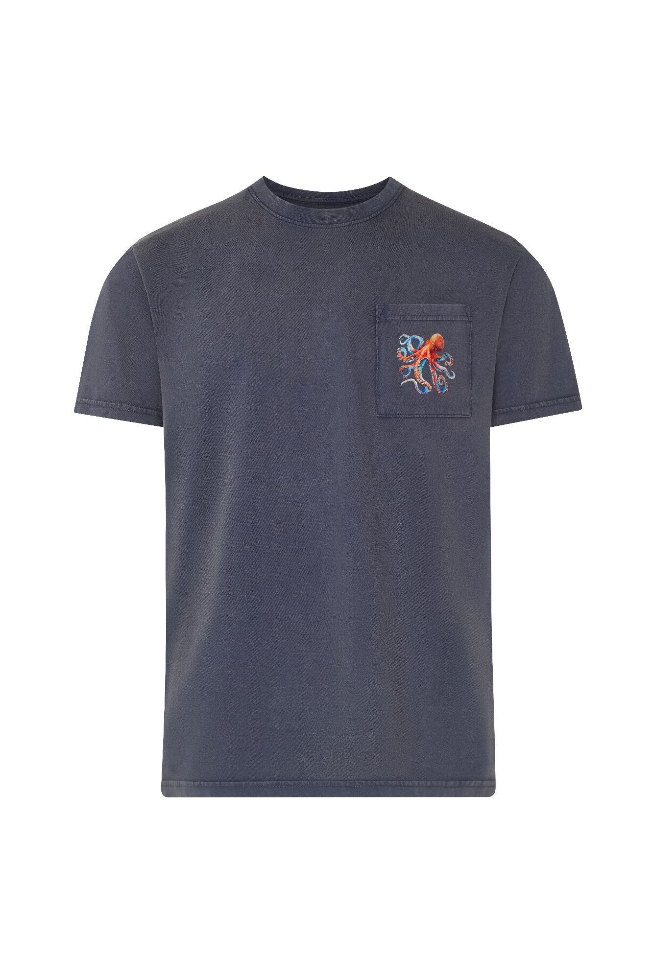 Kiff-Kiff Camiseta hombre azul bicolor