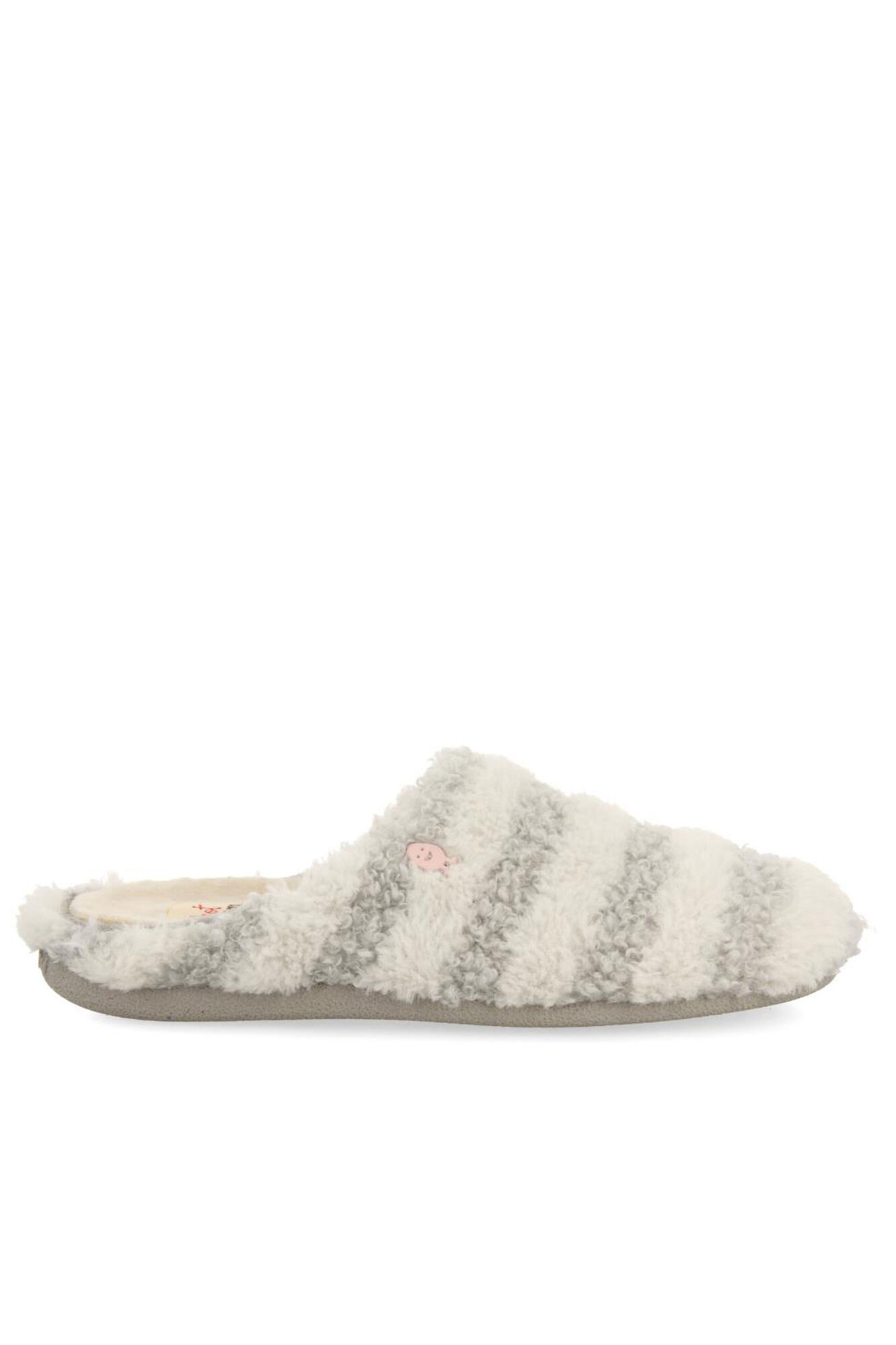 Chaussons Ouverts Femme En Velours - Semelle Compensée - Décoration Rosette - Confortables Pour La Maison - 5