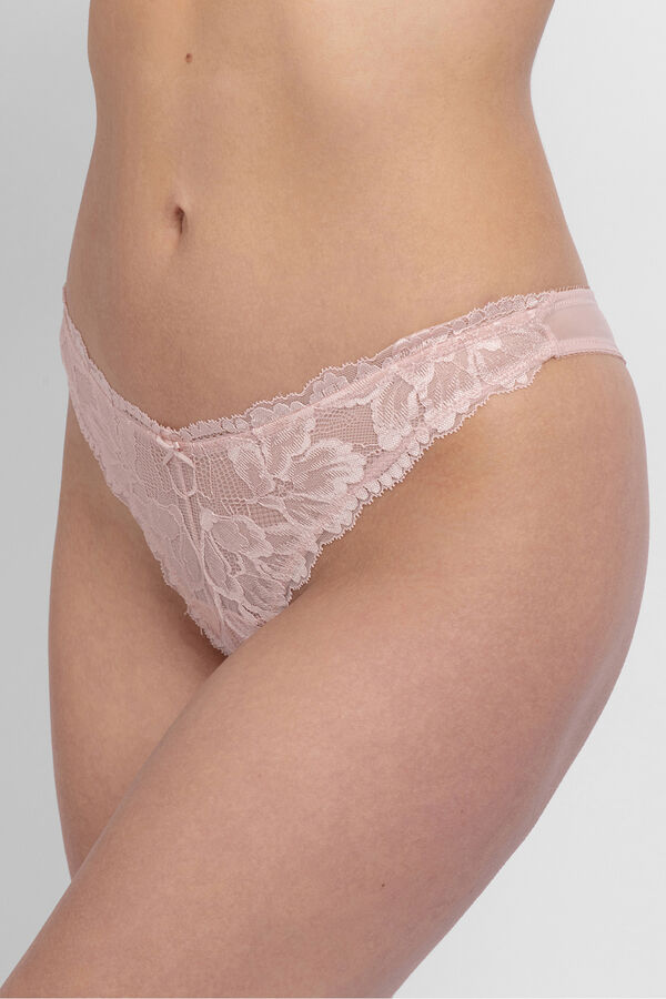 Dorina Tanga Perfect lace rosa
