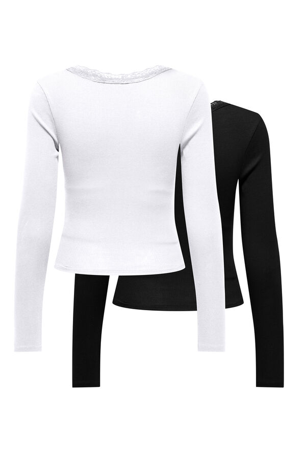 Only Maternity Pack of 2 long sleeve maternity -shirts multicolour