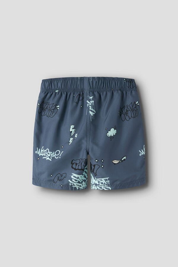 Name it Graffiti boy's swimwear blue