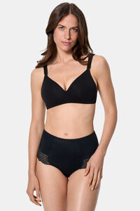 DIM Calcinha de alta redução com renda