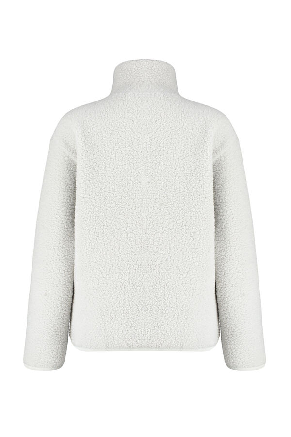 Trendyol Chaqueta forro polar gris borrego  gris