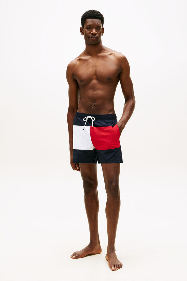 Tommy Hilfiger Classic men's Tommy flag swimwear blue